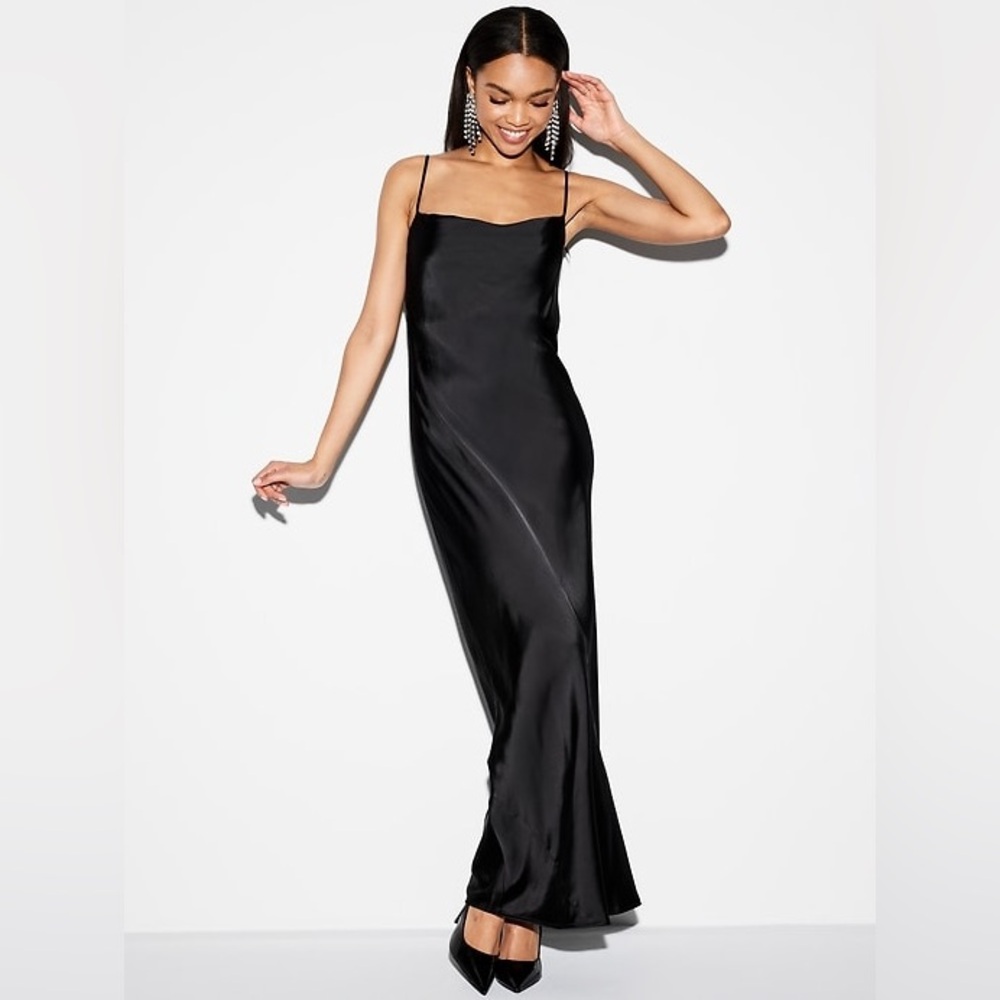 The Occasion by Old Navy Satin Cowl Maxi Dress - S